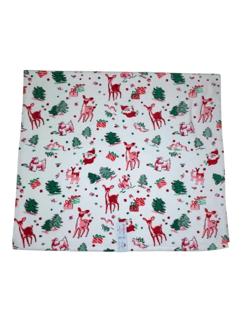 Cath Kidston Ditsy Deer 3 pieces 1 Bath & 2 Hand Towel Set 100% Cotton Christmas
